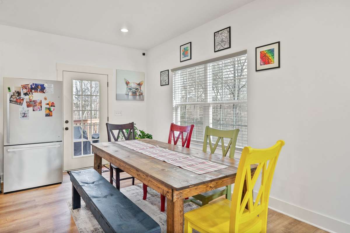 Dedicated dining room area