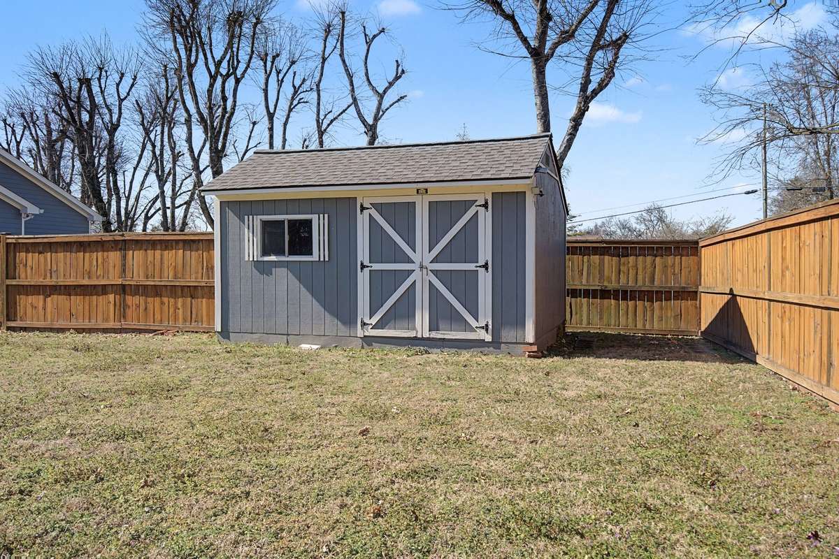 Shed remaining