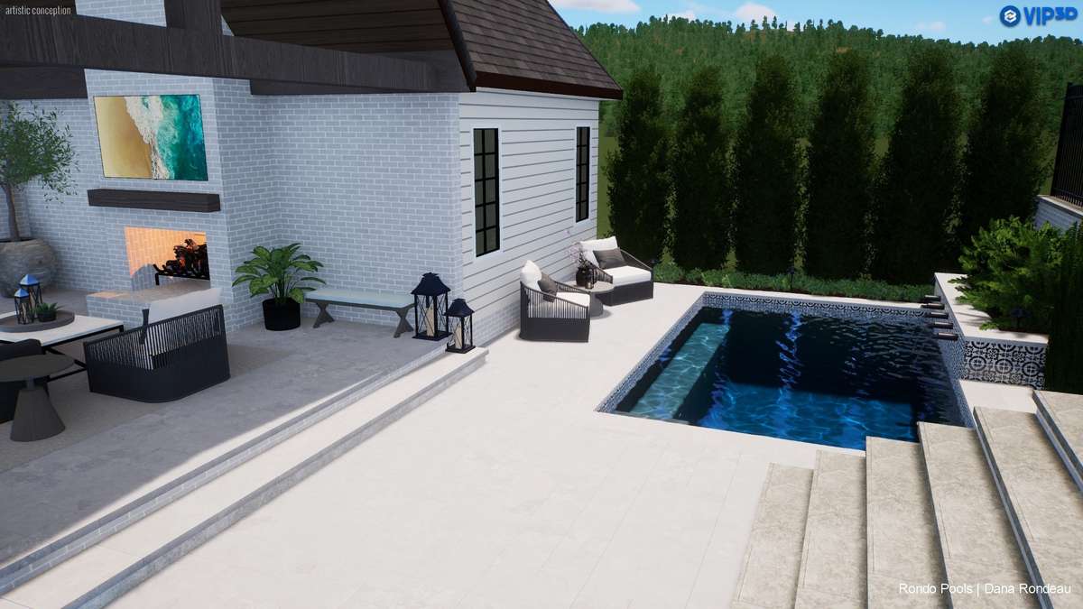 Conceptual pool rendering