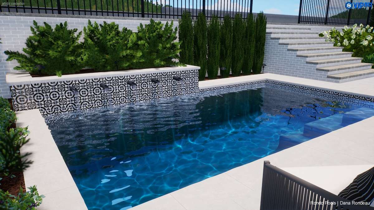 Conceptual pool rendering
