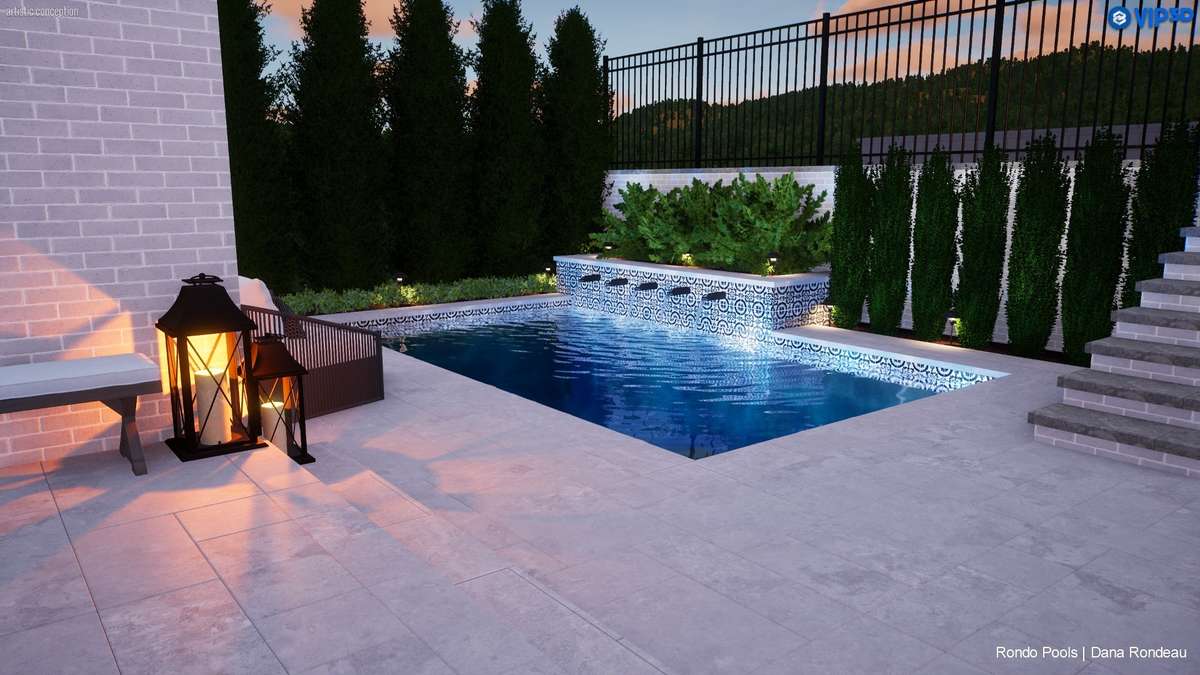 Conceptual pool rendering