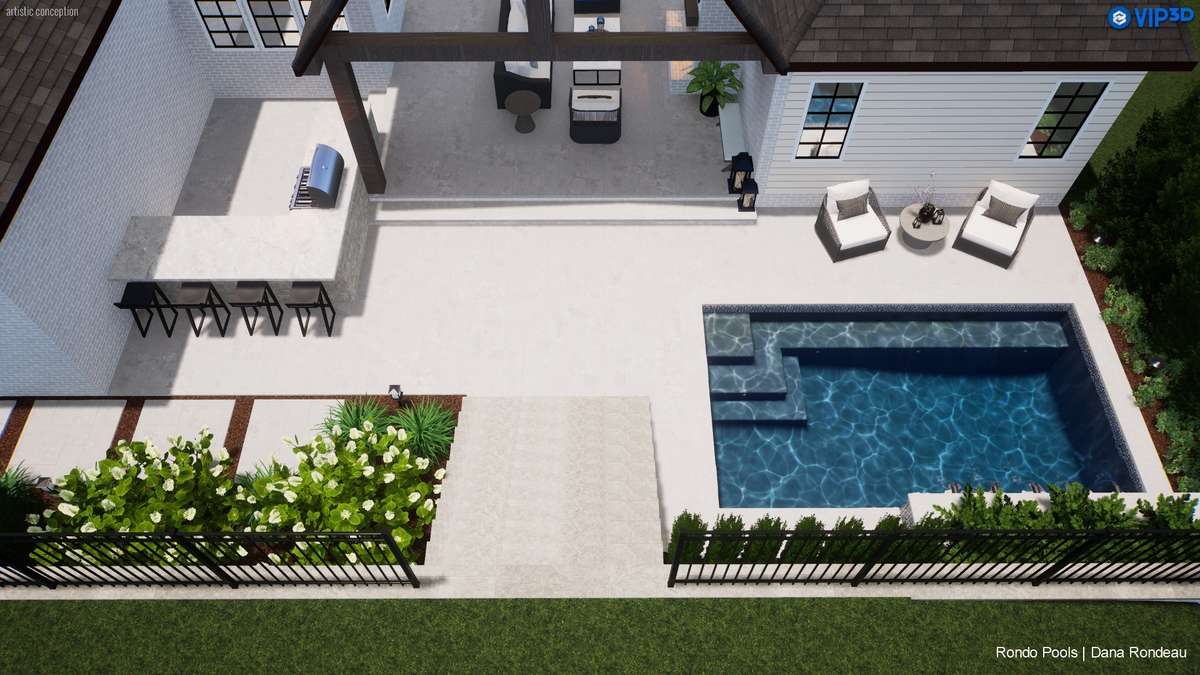 Conceptual pool rendering