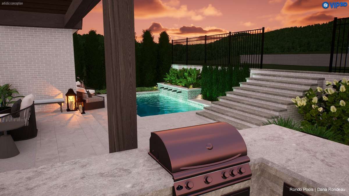 Conceptual pool rendering