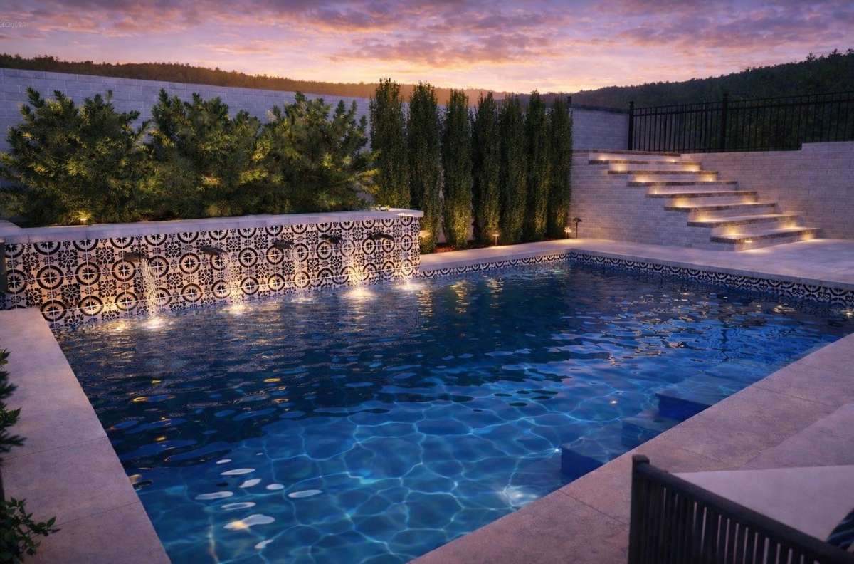 Conceptual pool rendering