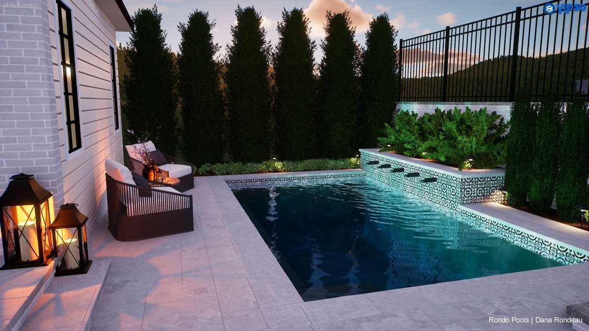 Conceptual pool rendering