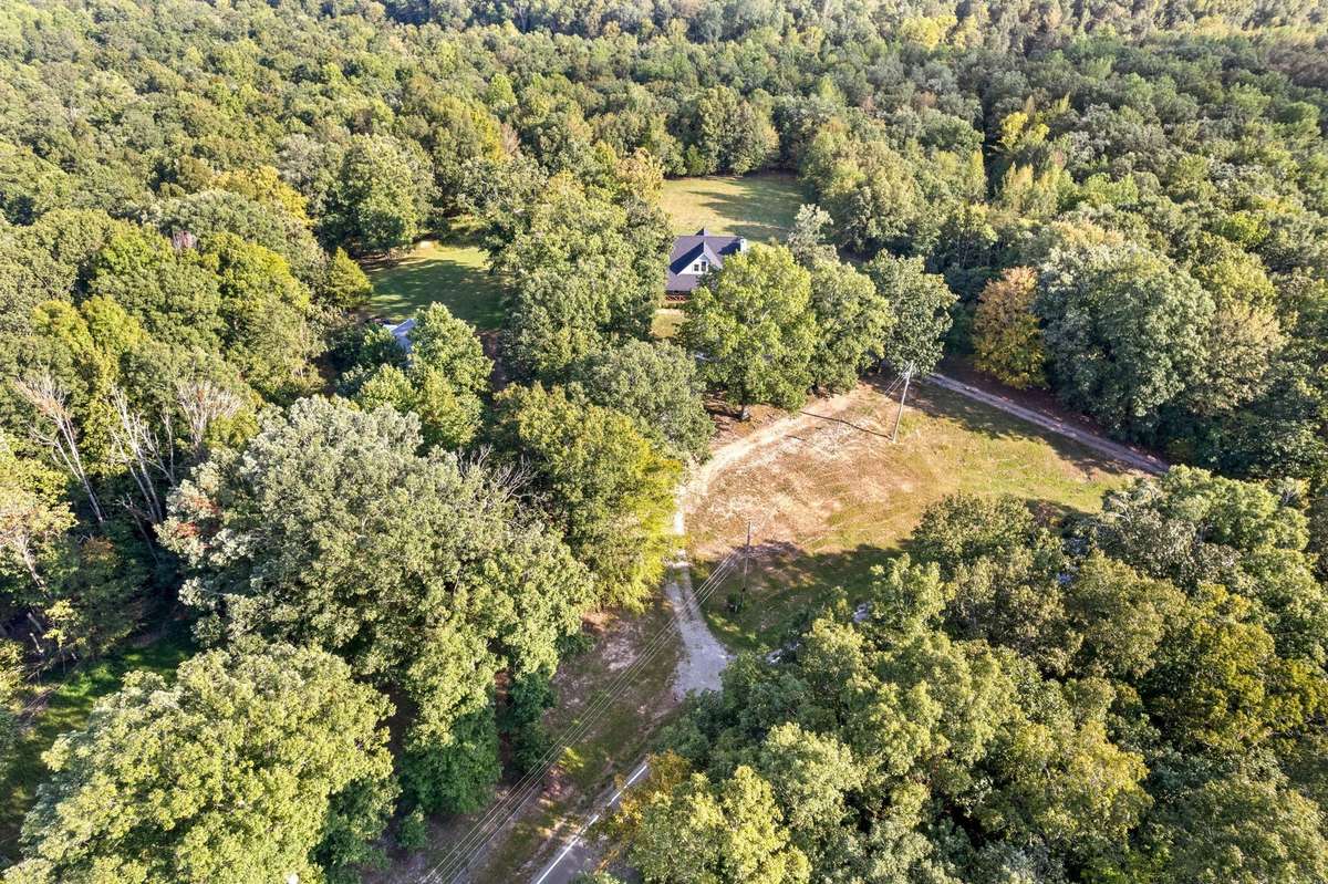 Aerial shot of the 5 acres