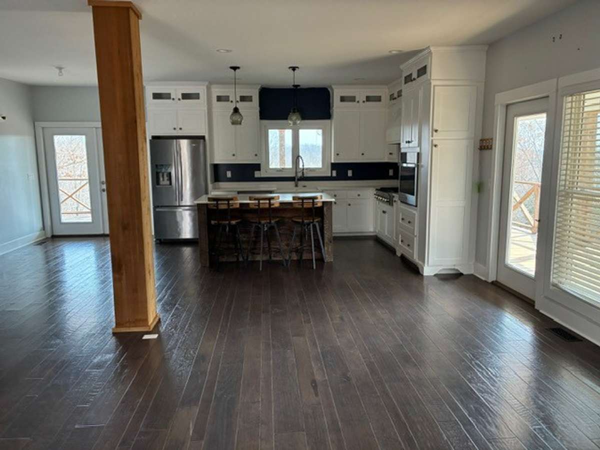 Open Kitchen and Living room