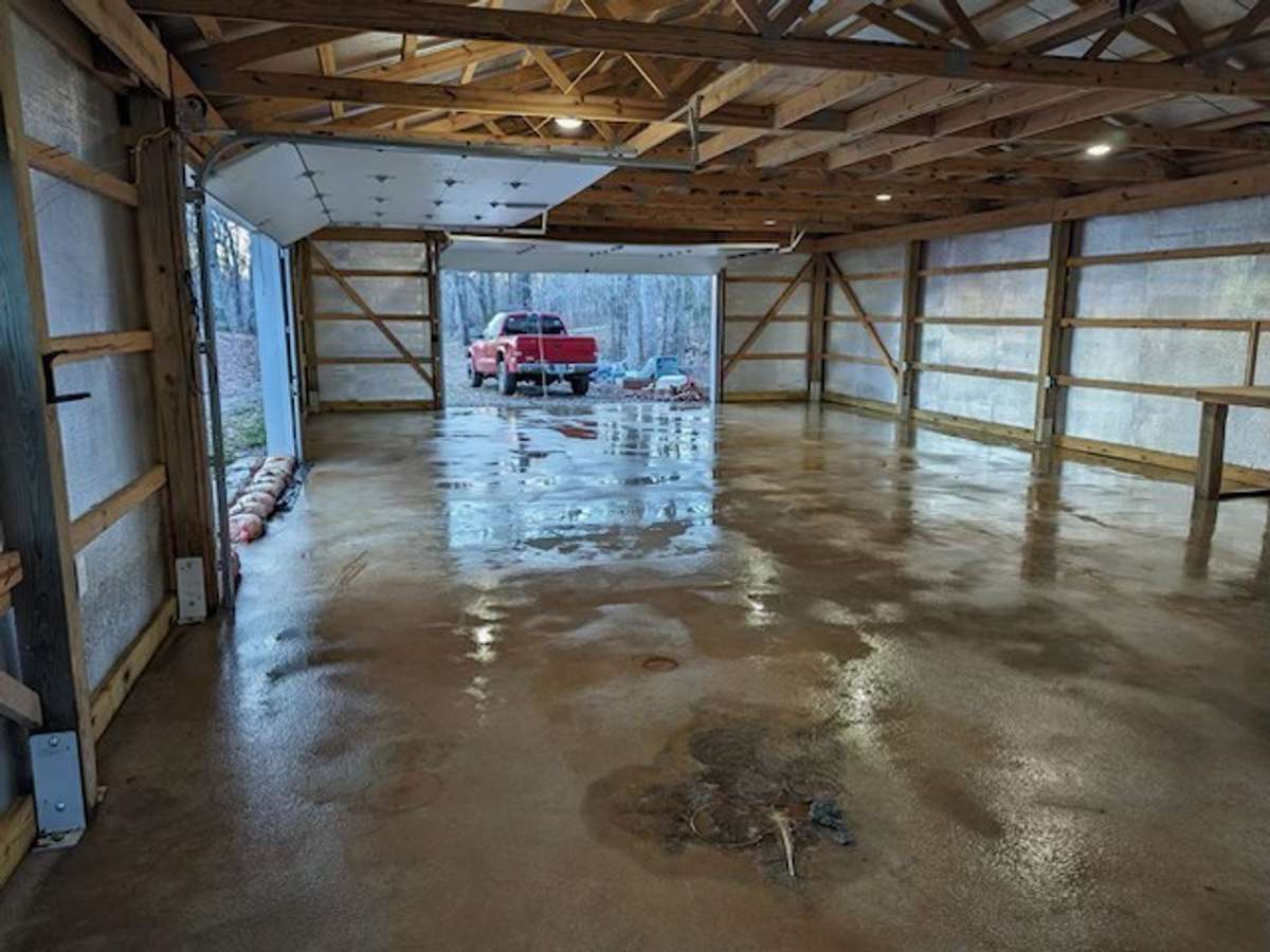 Inside Garage