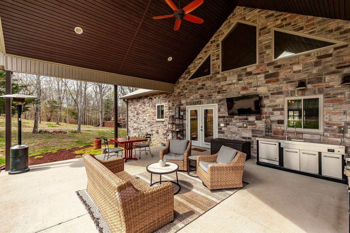 Flowing from an incredible Great Room to a massive back porch, entertaining will be a breeze!