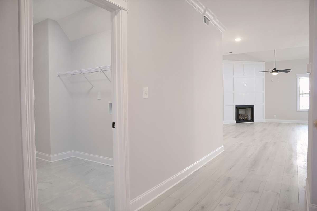 Entrance to the laundry room.