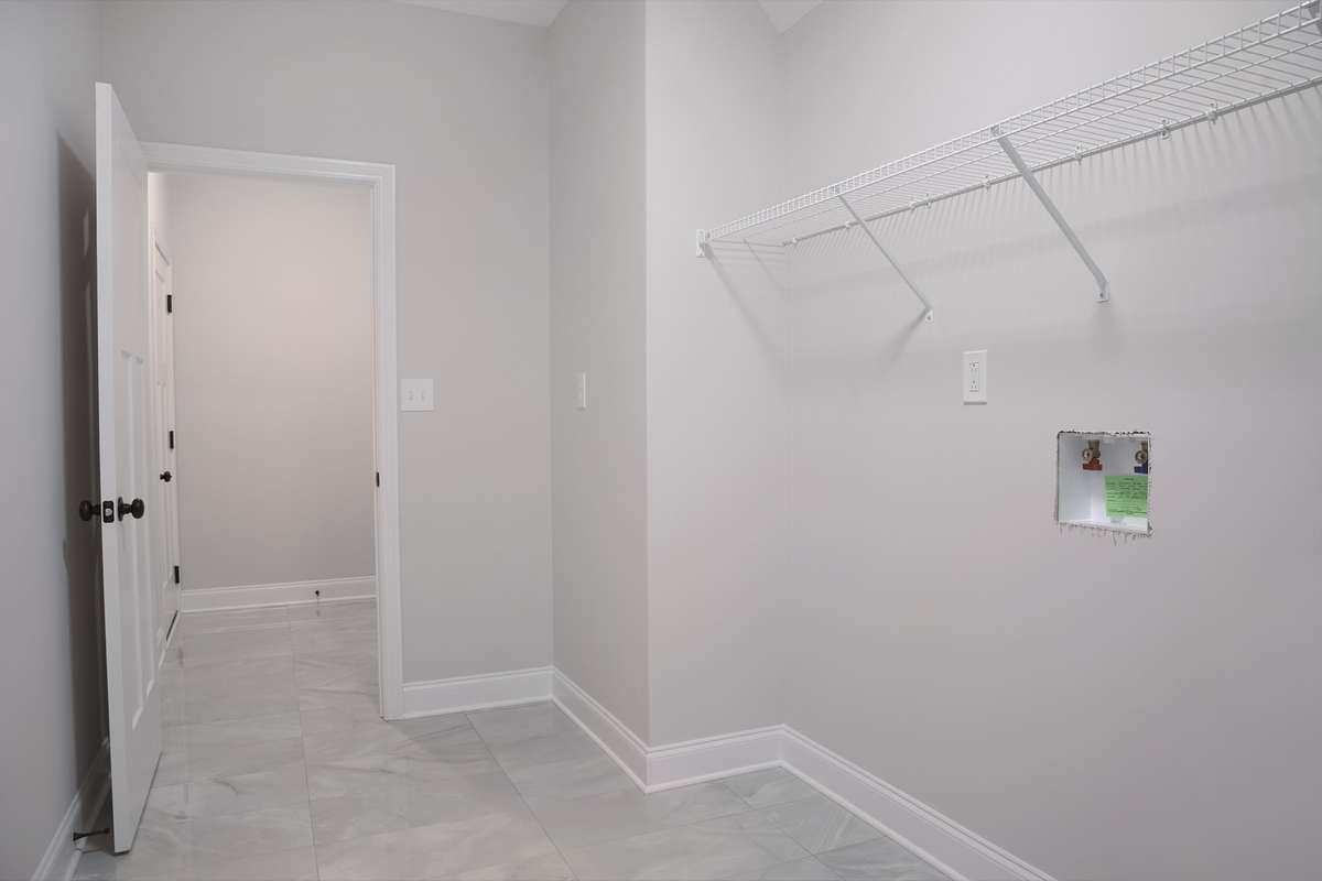 Huge laundry room.