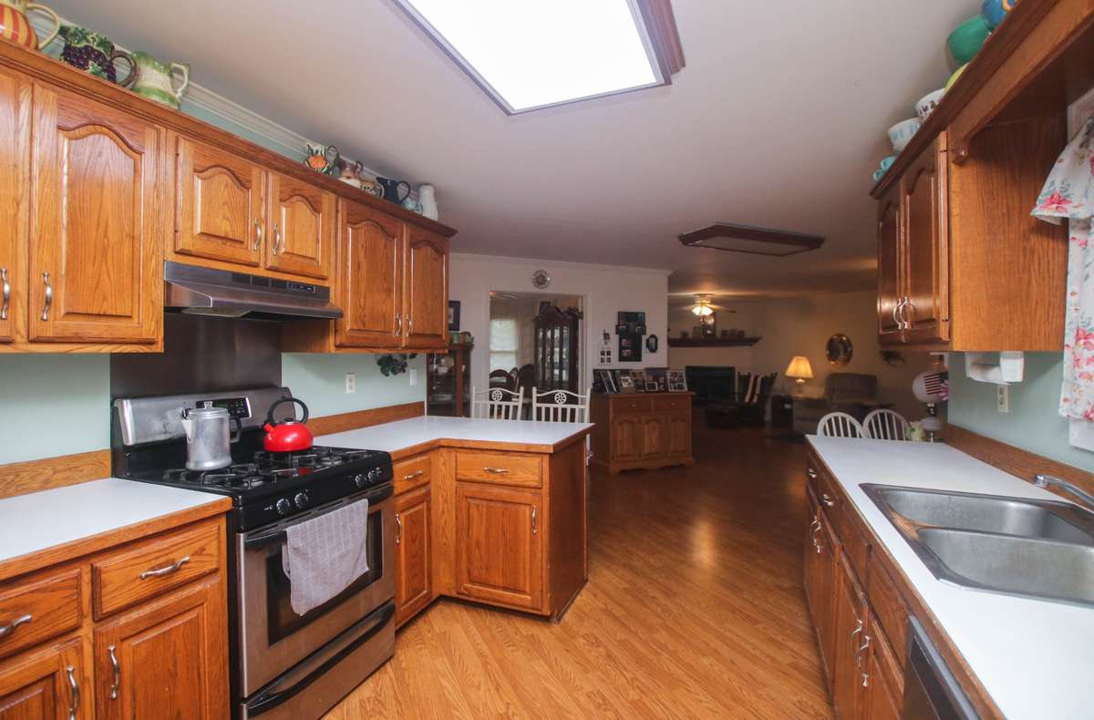 The kitchen features Stainless Steel appliances and built in  pantry