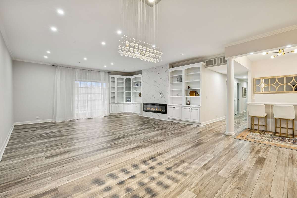 Open Living, Dining, and Kitchen Areas