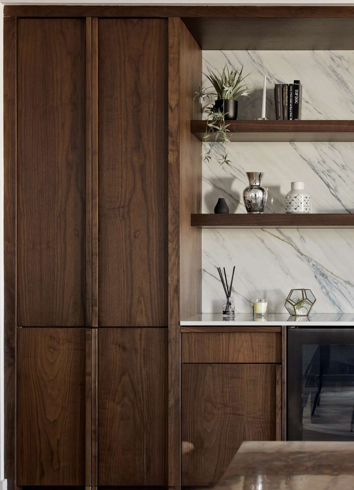 Closer look at the detail of the beautiful wood