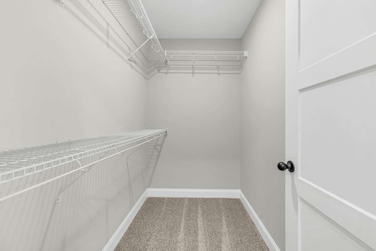 Primary walk in closet