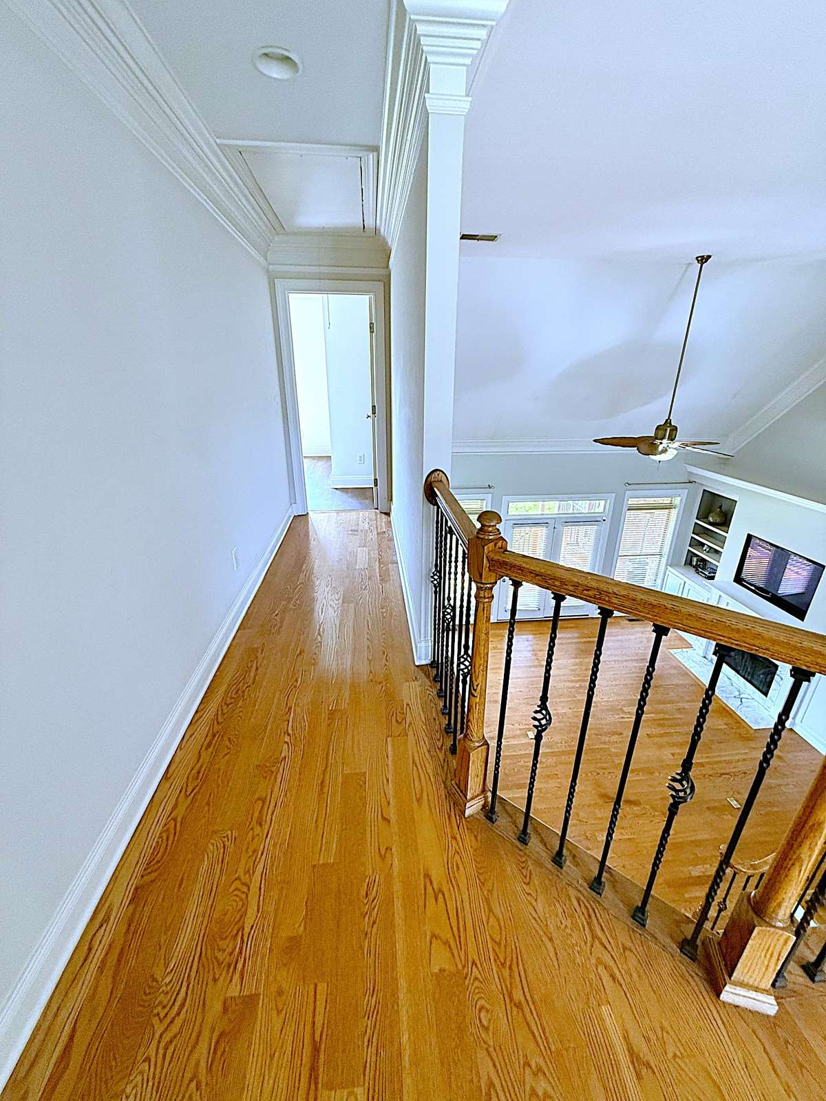 upstairs catwalk bridge