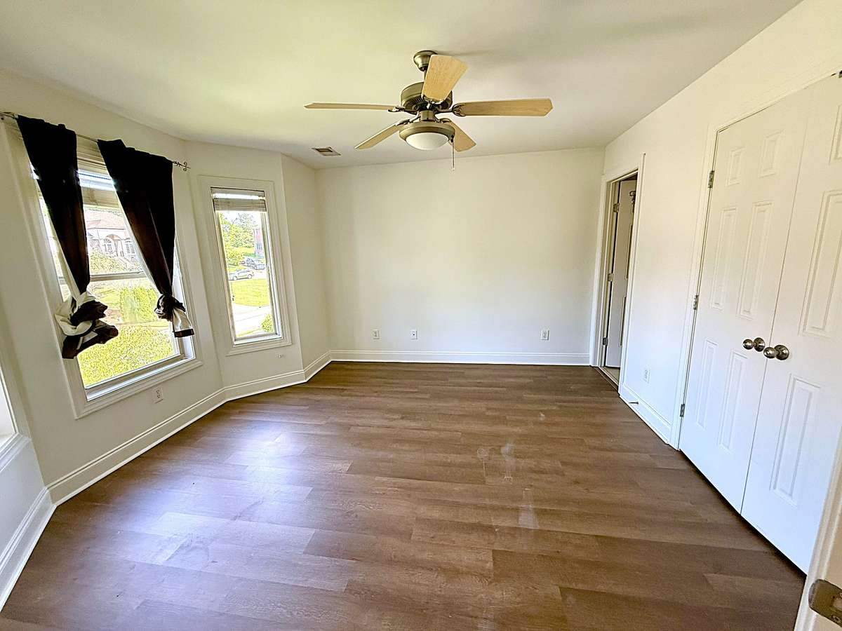 Bedroom 3 on left after bridge