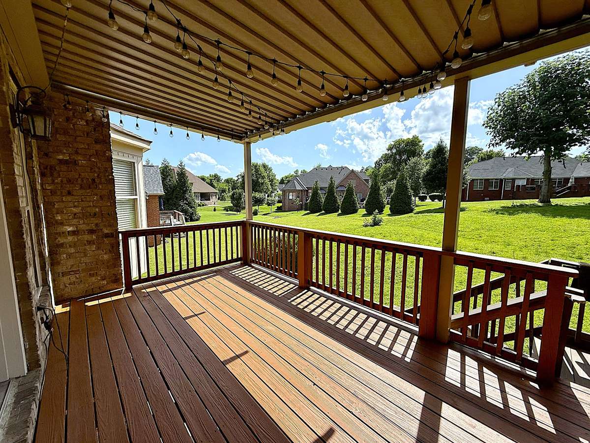 Back covered porch
