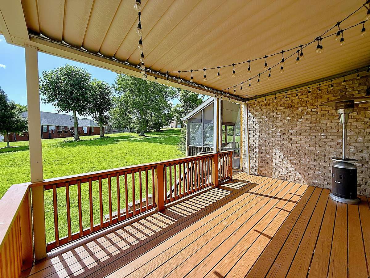 Back covered porch
