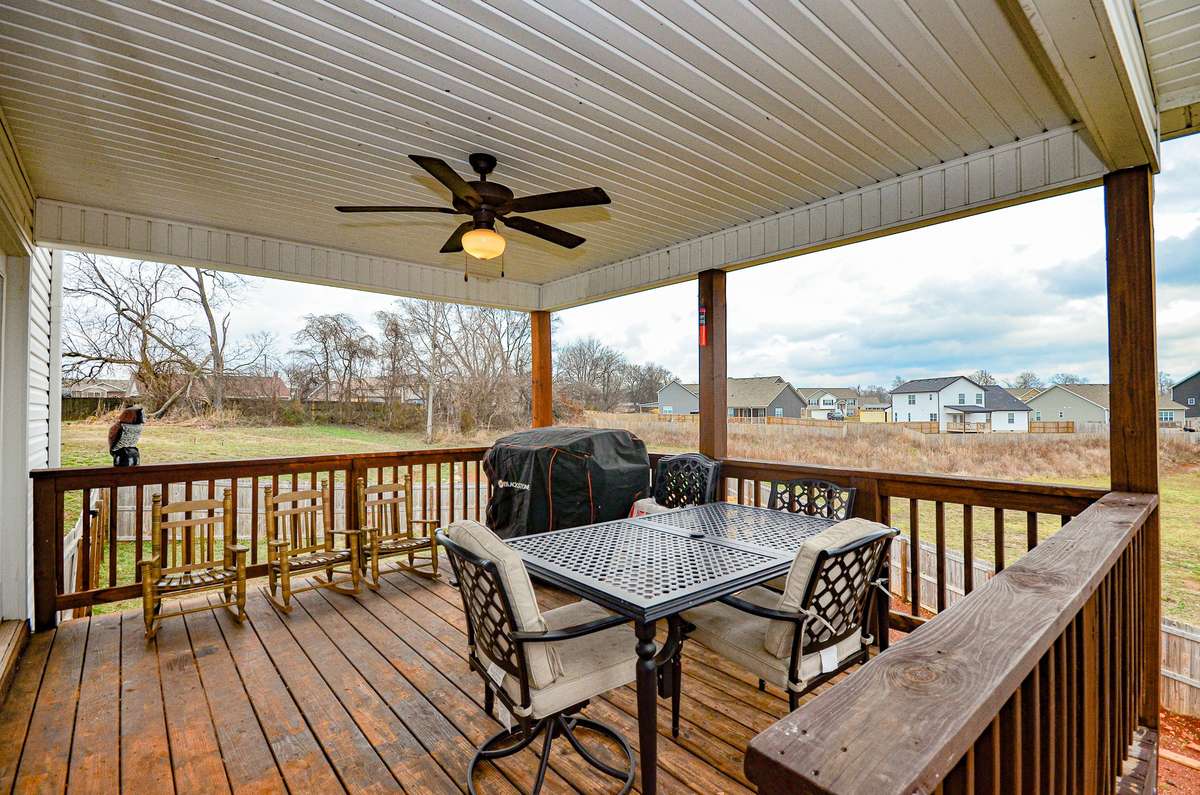 You could close in or screen in this porch for additional, year-round space.