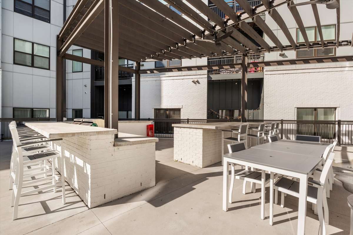 GAS GRILLS AND PLENTY OF ROOM FOR ENTERTAINING