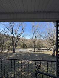 VIEW FROM FRONT PORCH