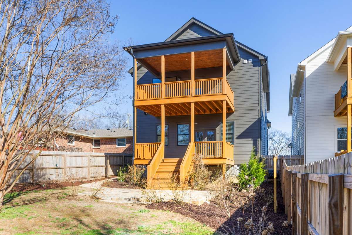 Stunning back porches