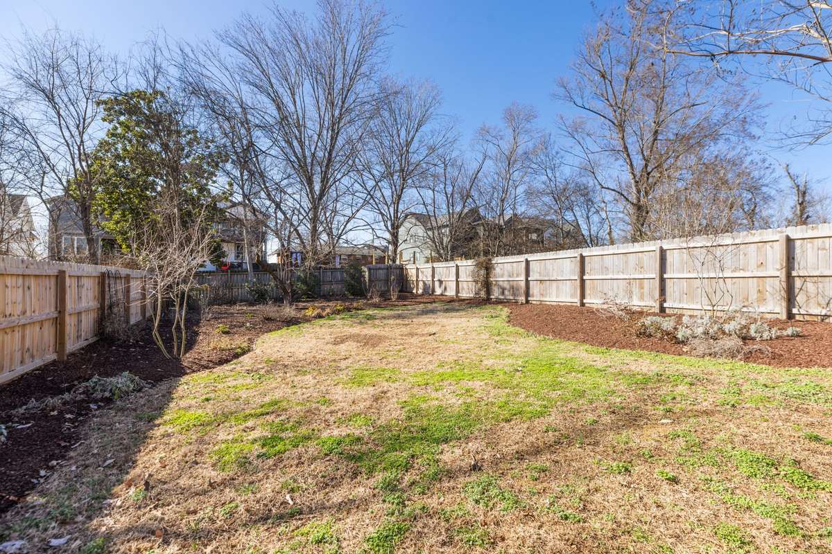 Fabulous landscaped features and yard space.