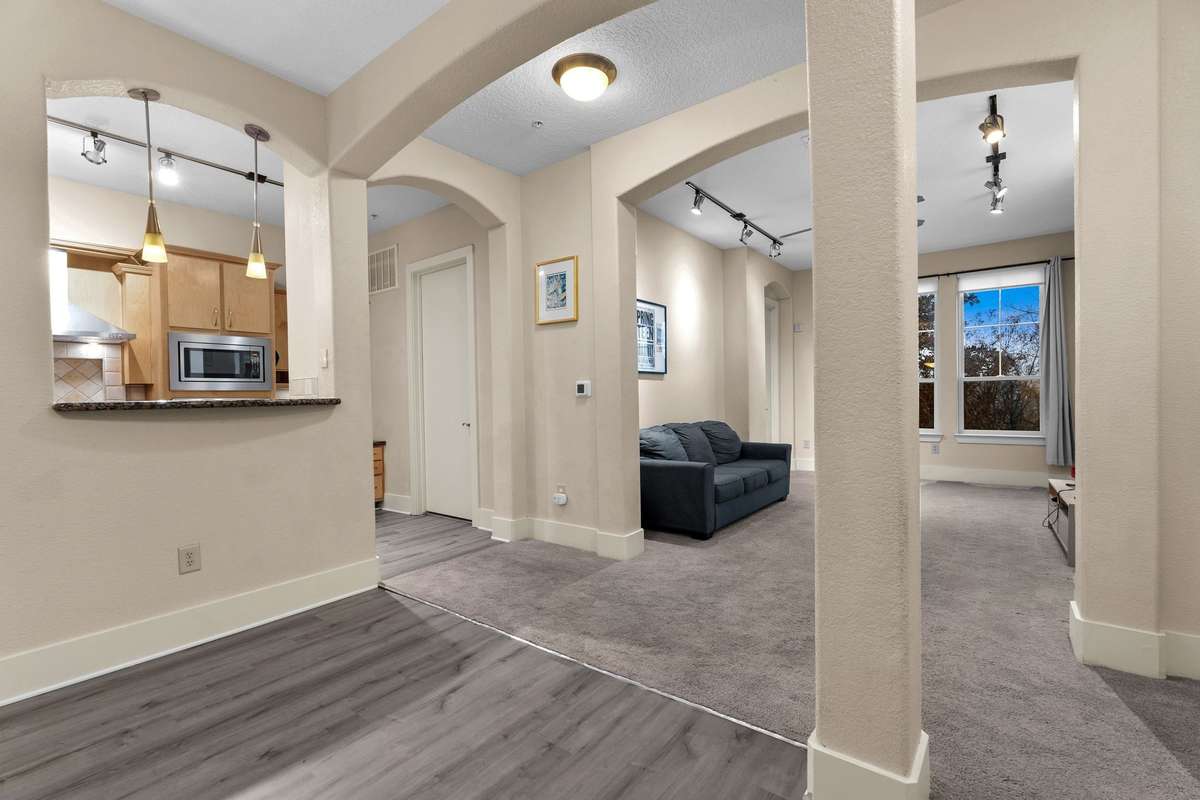 Open-esque concept for your future living room, dining room, and kitchen.