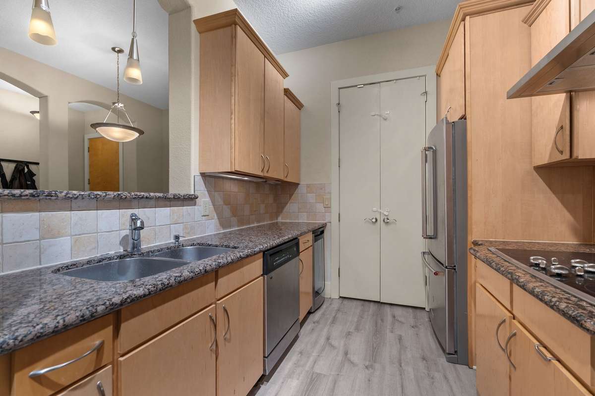 Extended counter space for easy meal prep.