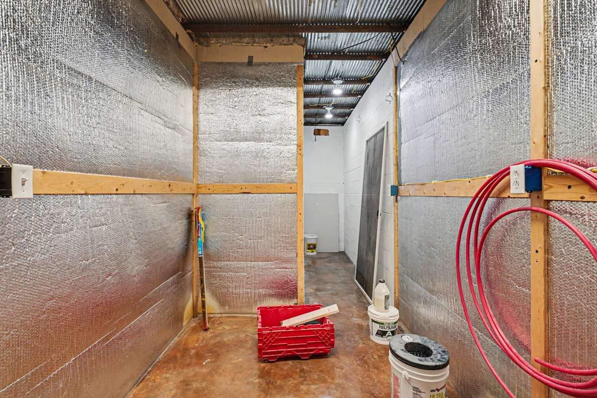 great for extra storage and safe room from storms