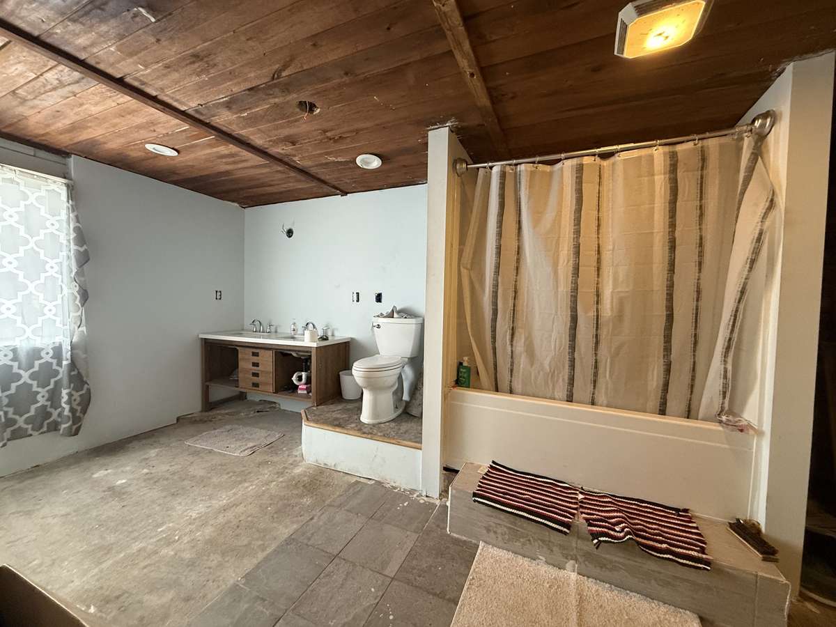 This was part of the garage that was finished for additional living space