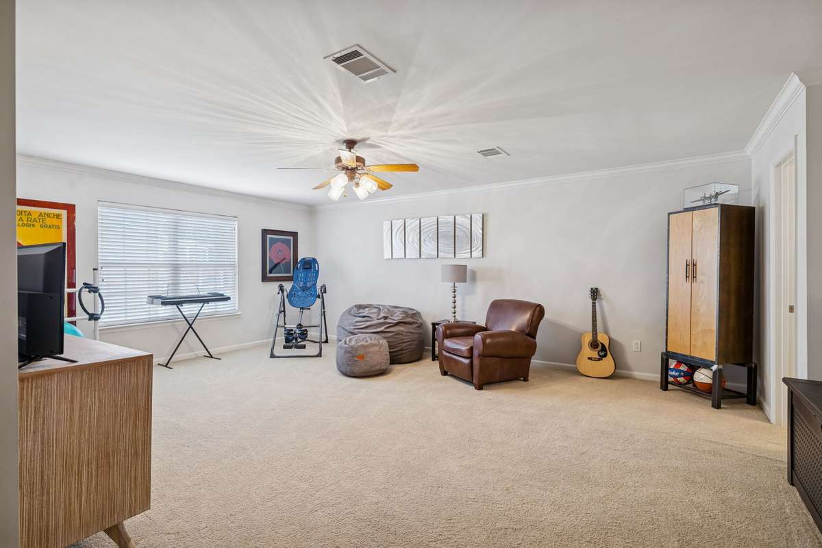 Bonus Room - Located on the second level, this is the only room upstairs with exception of the huge floored storage space.