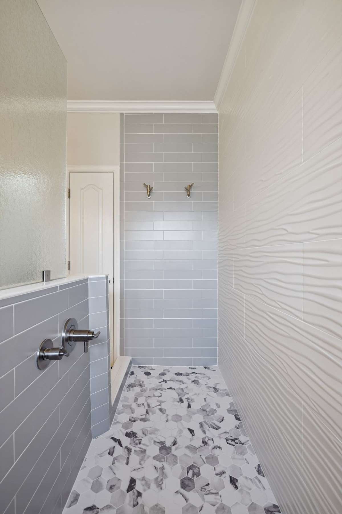 Primary Bathroom Shower - Additional view.