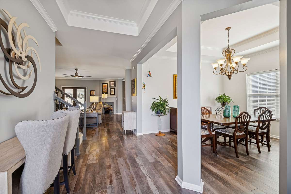 Foyer - Looking into the main living quarters of the home.