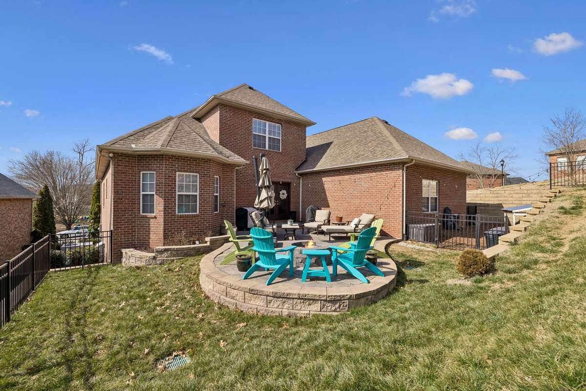 Backyard View - Perfect for entertaining and enjoying those beautiful nights with friends and family.  Fully fenced in with two gates.