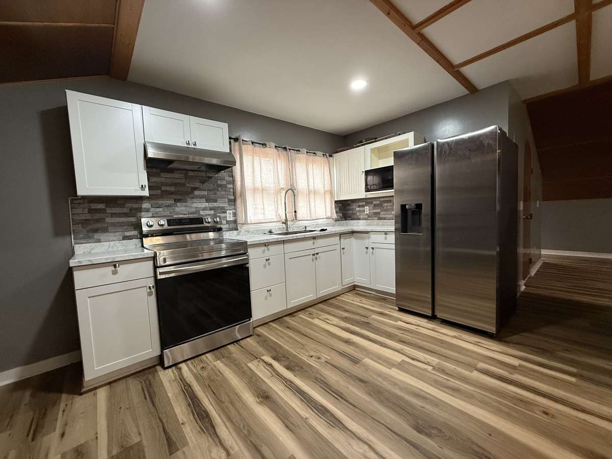 Kitchen in upstairs apartment
