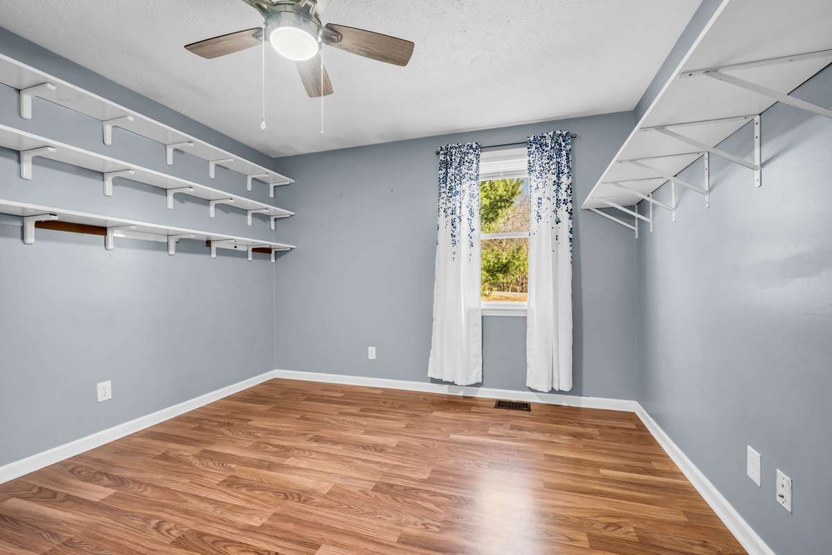 Spacious bedrooms