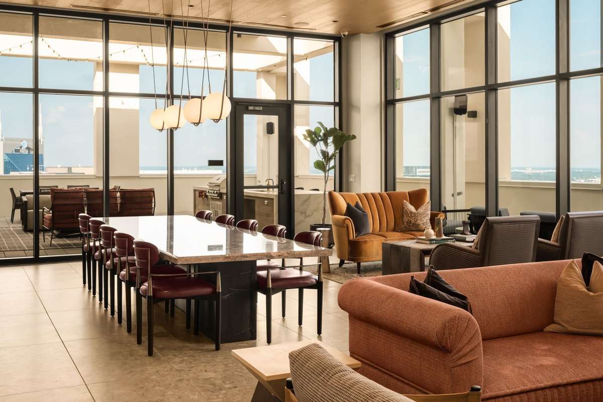 Rooftop - Residents enjoy access to an unmatched collection of amenities including rooftop indoor and outdoor lounges with sweeping views.