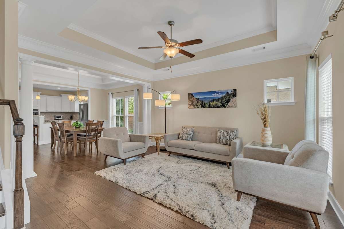 Living - Look into Dining Room