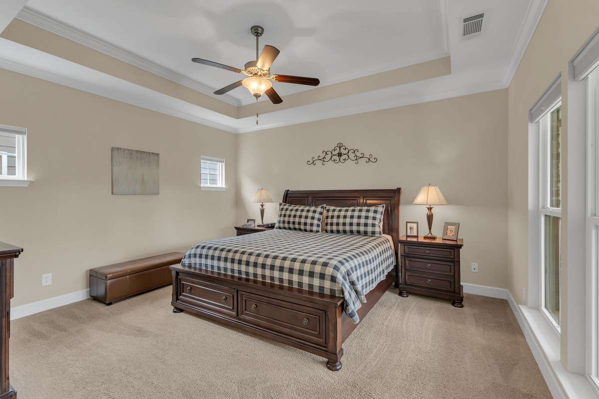 Primary Bedroom W/Tray Ceiling