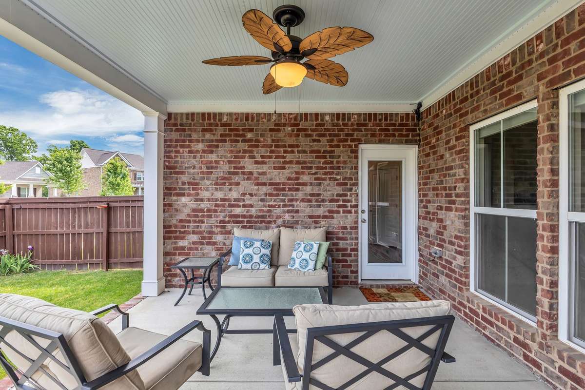Beautiful Covered Back Porch