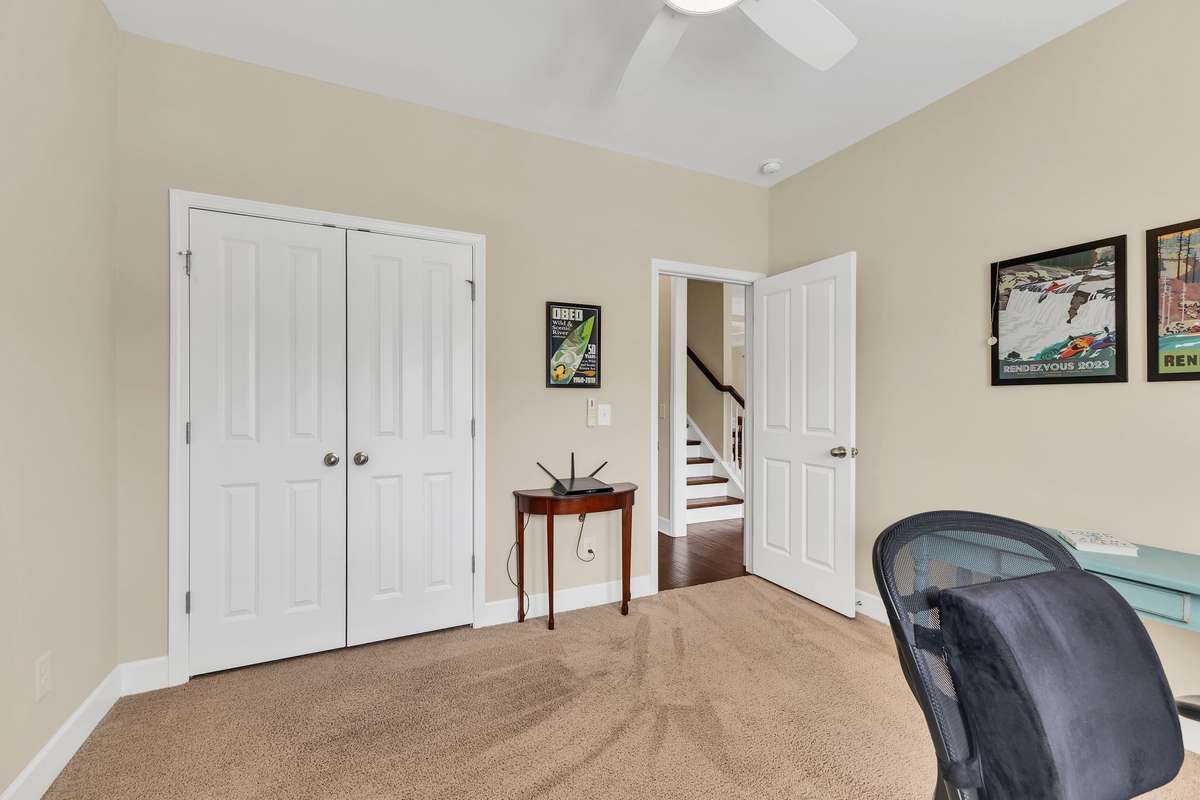 Office Looking Into Stairs