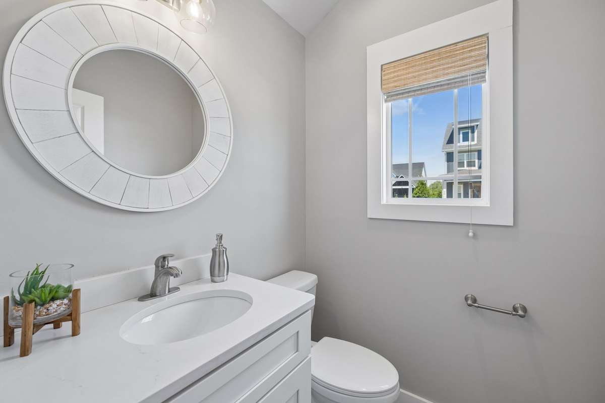 Downstairs half bath