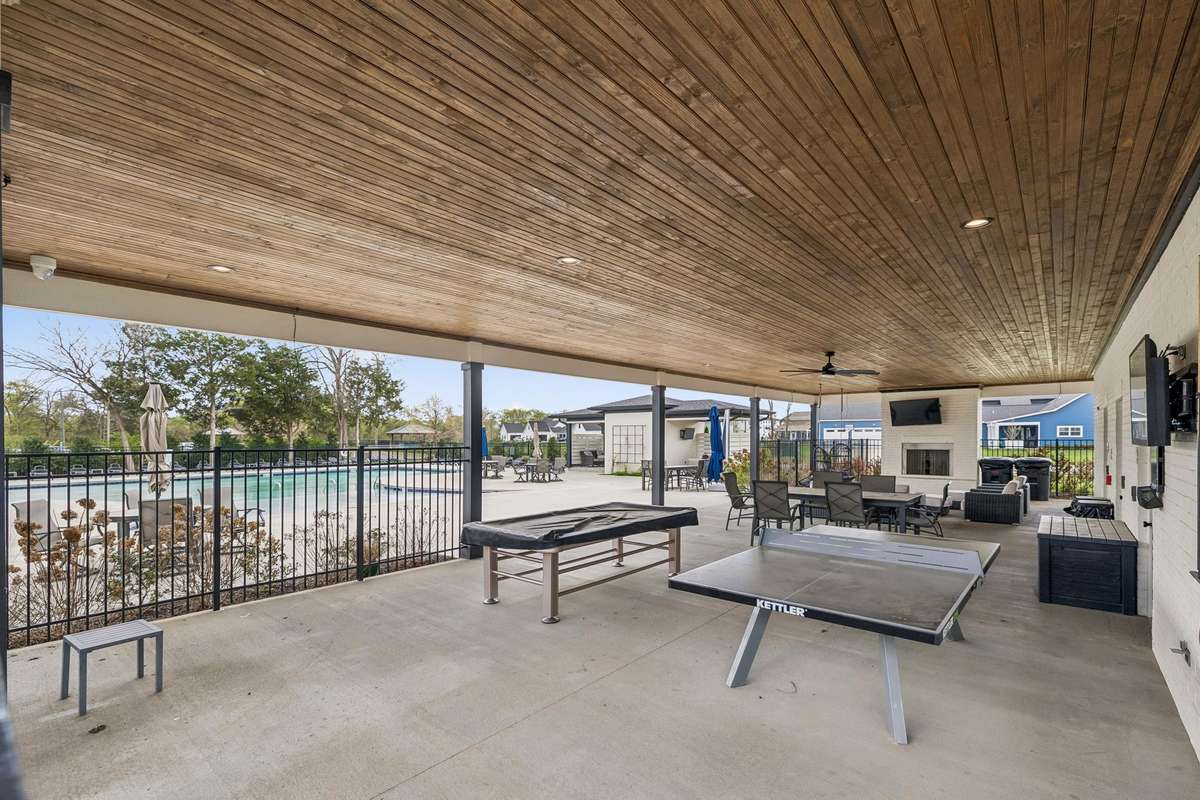 Games Area off the Pool area