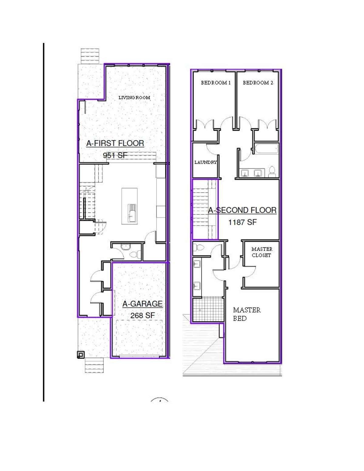 Floor plan of 636B Vernon Avenue