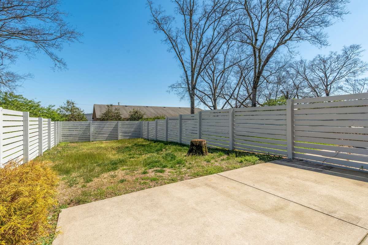 Patio space for outdoor furniture and that at-home sauna and cold plunge you always wanted.