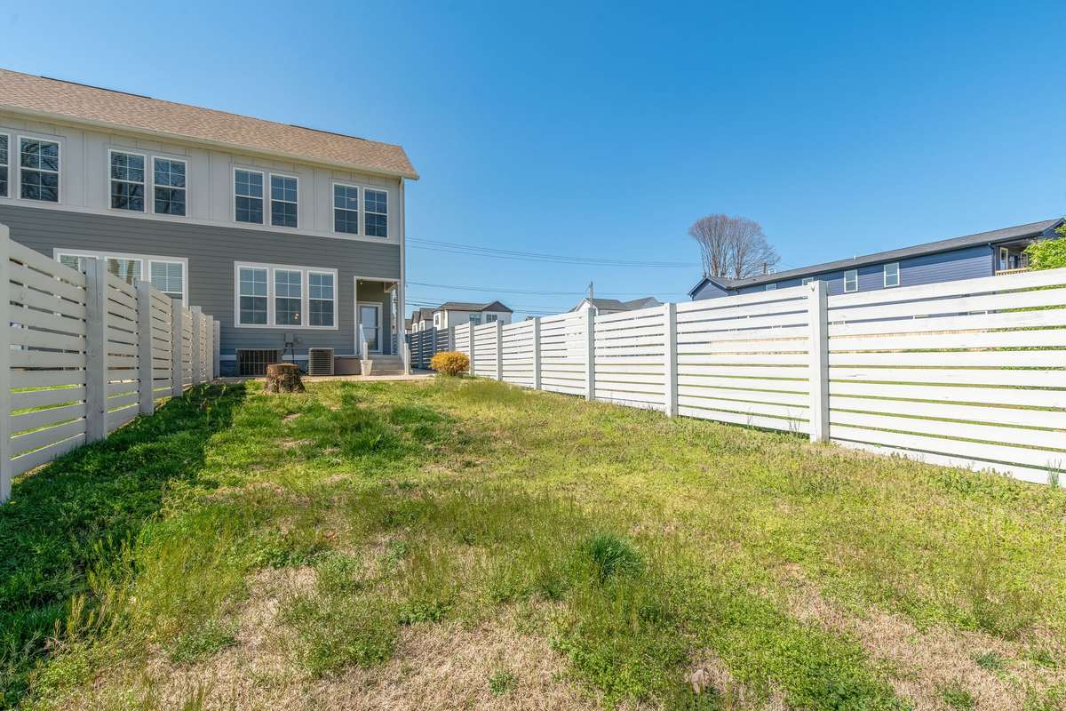 HUGE fenced-in backyard! Endless possibilities to re-imagine this space as your own and perfect for kids or pets to run around.