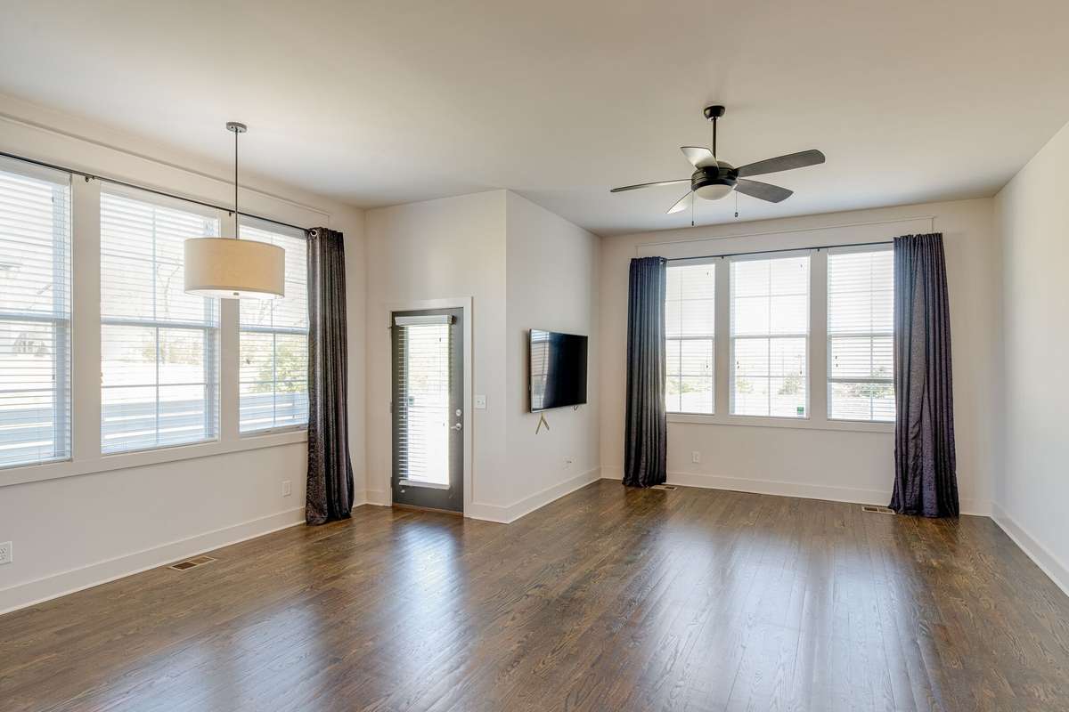 Dining and living space