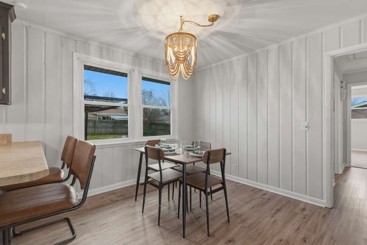 Upgraded lighting and double windows for tons of natural light.